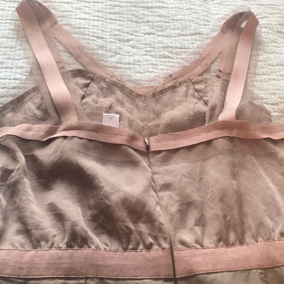 Ann Taylor Loft. Tan and mauve sz 2 dress. - Picture 6 of 6